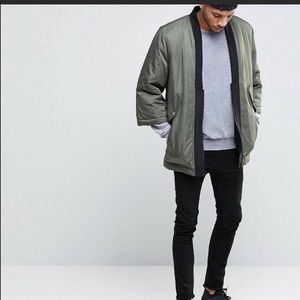 ASOS Kimono Bomber Jacket Size Small-Medium